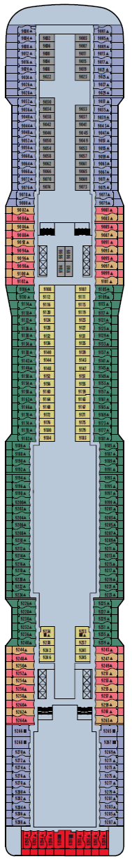 Deckplan Deck 9 – Norwegian Epic
