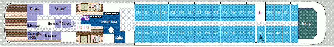 Deckplan Deck 5 – Soléal