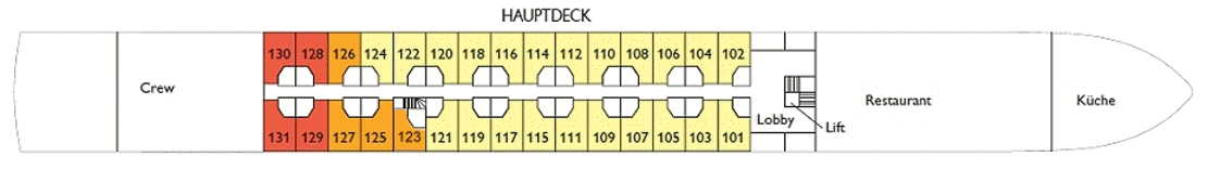 Deckplan Hauptdeck – Elegant Lady