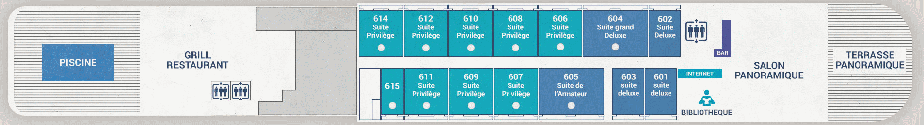 Deckplan Deck 6 – Le Lyrial