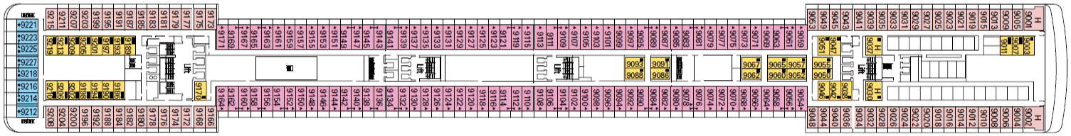 Deckplan Viola – MSC Orchestra