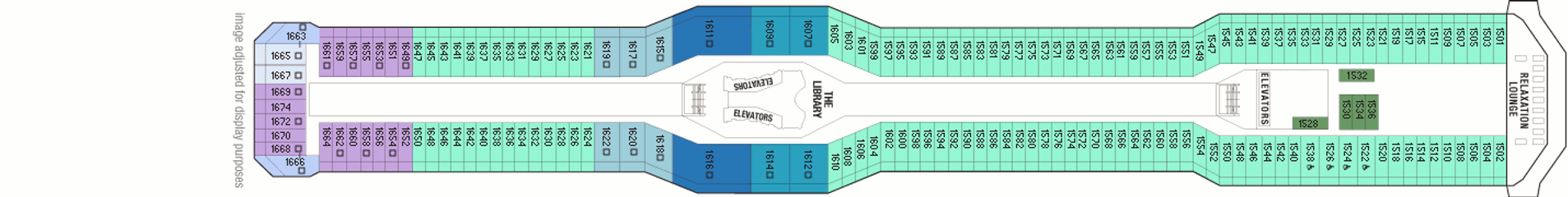 Deckplan Penthouse Deck – Celebrity Equinox  