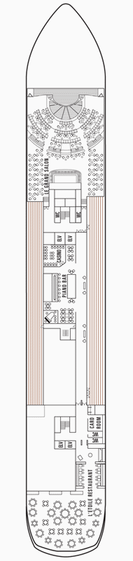 Deckplan Deck 5 – Paul Gauguin