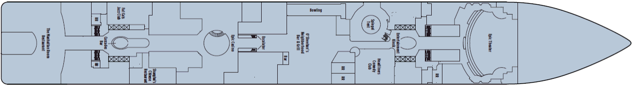 Deckplan Deck 6 – Norwegian Epic