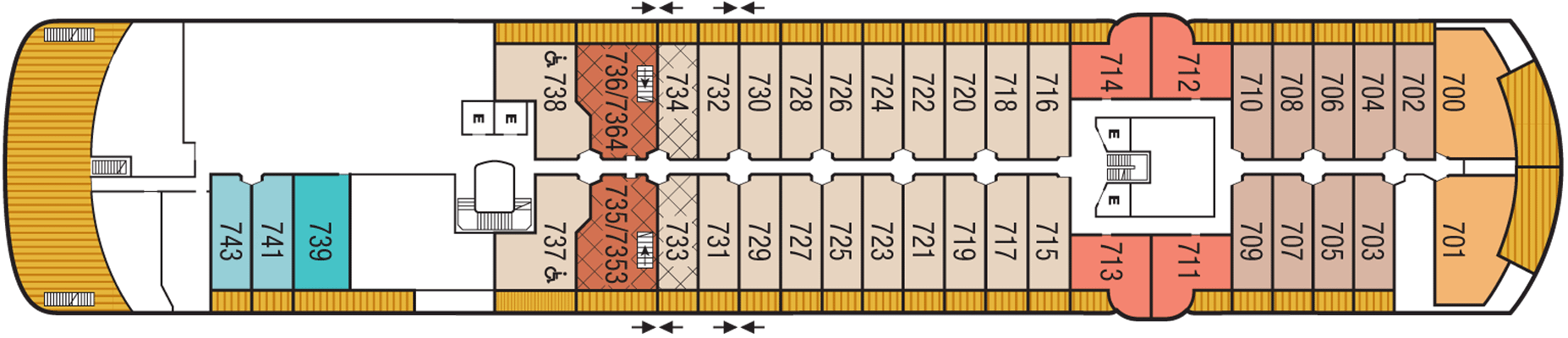 Deckplan Deck 07 – Seabourn Venture