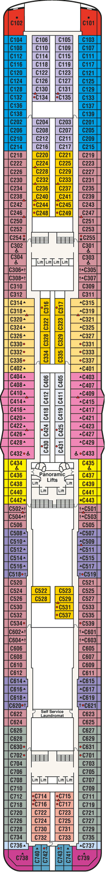 Deckplan Caribe 10 – Regal Princess