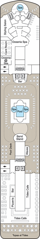 Deckplan Deck 9 – Regatta