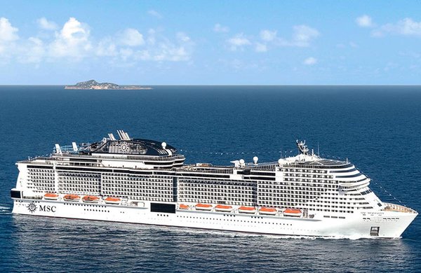 MSC Grandiosa – Aussenansicht der baugleichen MSC Meraviglia
