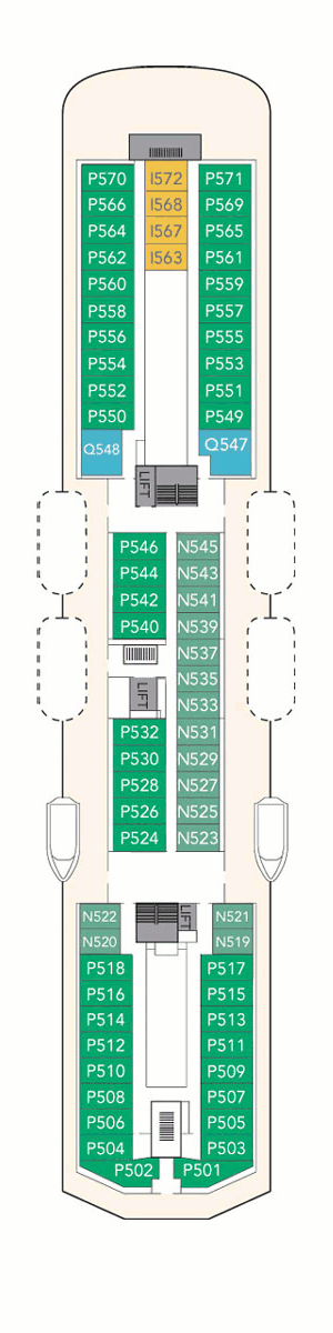 Deckplan Deck 5 – Polarlys