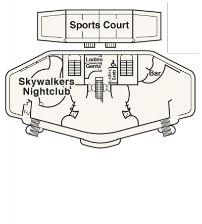 Deckplan Deck 17/18 Sky – Sapphire Princess