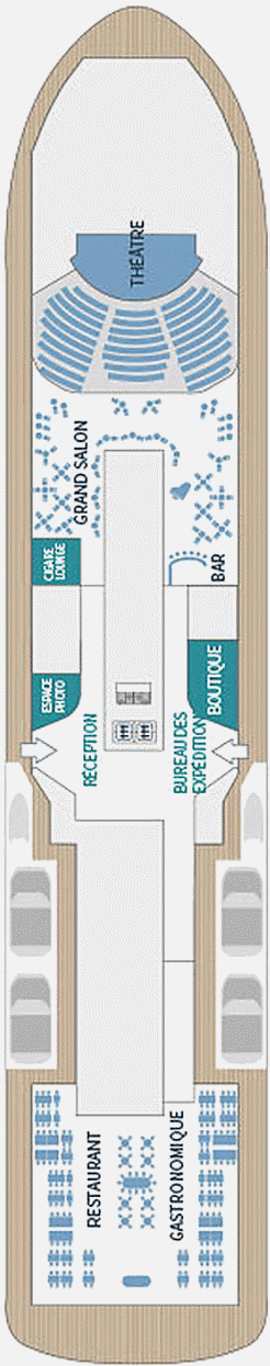 Deckplan Deck 5 – Commandant Charcot