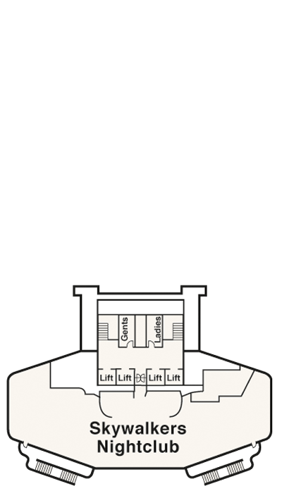 Deckplan Deck 18 Sky – Emerald Princess