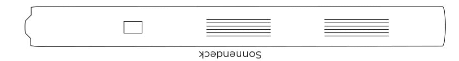 Deckplan Sonnendeck – Rhein Symphonie