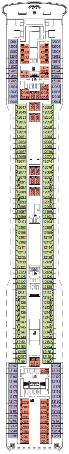Deckplan Leopardi – MSC Poesia