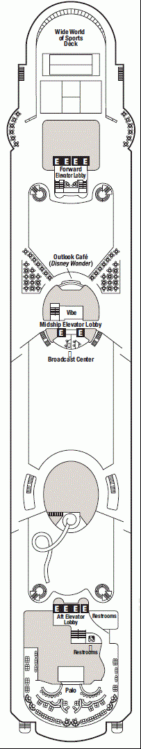 Deckplan Deck 10 – Disney Magic