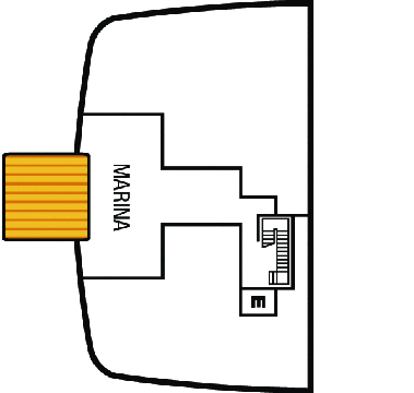 Deckplan Deck 3 – Seabourn Ovation
