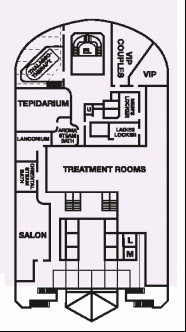 Deckplan Sun Deck – Carnival Magic