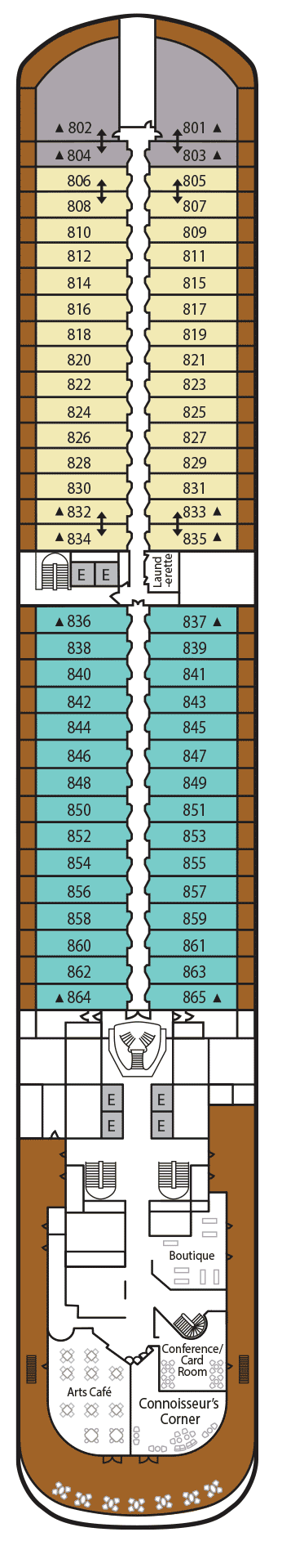 Deckplan Deck 8 – Silver Muse