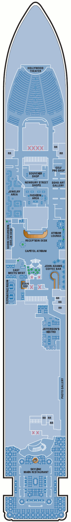 Deckplan Deck 05 – Pride of America