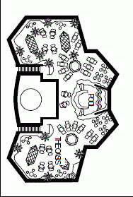 Deckplan Deck 10 - Sky Deck  – Volendam
