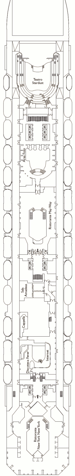 Deckplan Groove Deck – Costa Pacifica