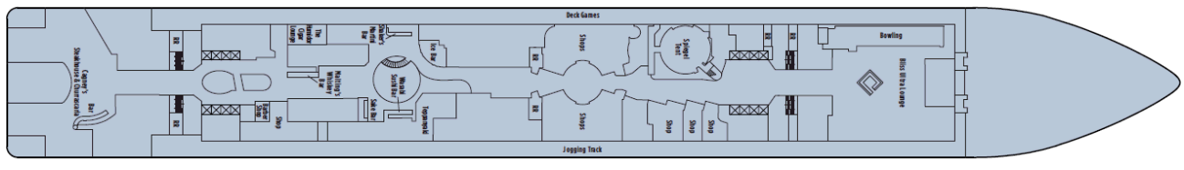 Deckplan Deck 7 – Norwegian Epic