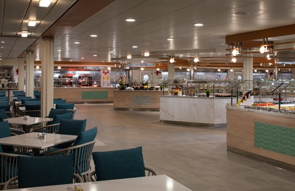 Das Restaurant mit zahlreichen Köstlichkeiten