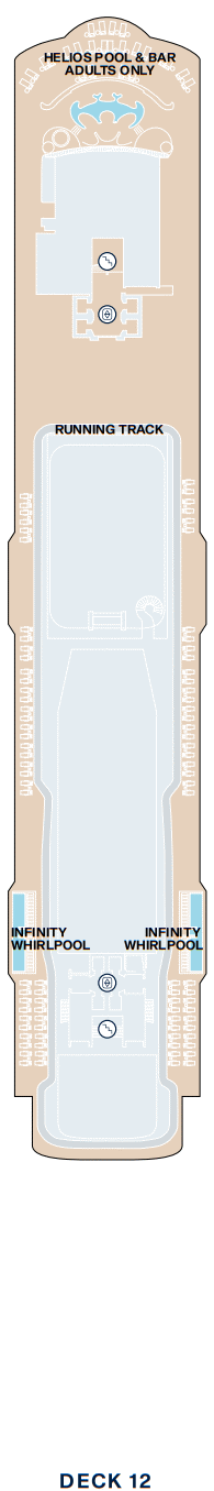 Deckplan Deck 12 – Explora III