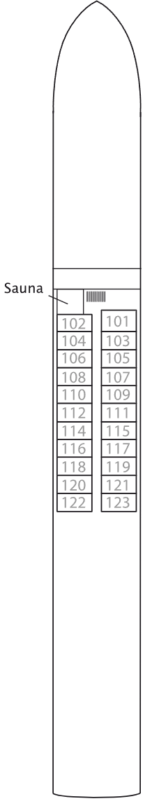 Deckplan Neptundeck – Andrea