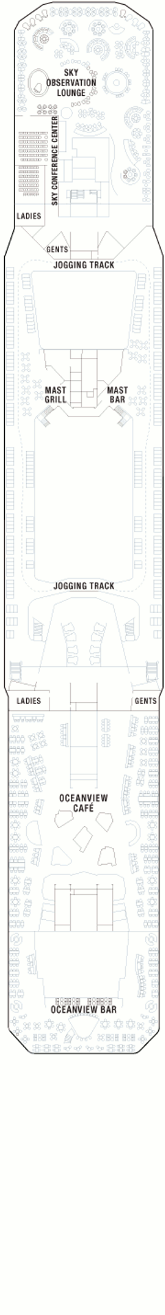 Deckplan Lido Deck – Celebrity Solstice  
