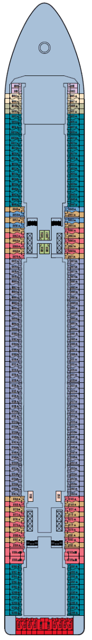 Deckplan Deck 8 – Norwegian Epic