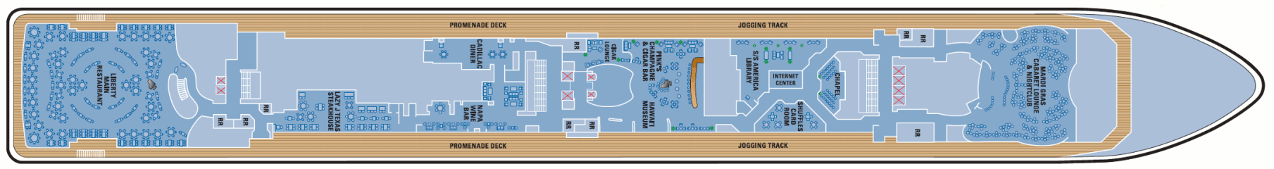 Deckplan Deck 06 – Pride of America