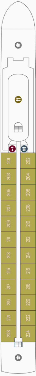 Deckplan Rubin Deck – Porto Mirante