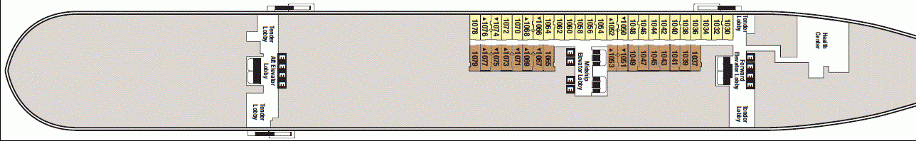 Deckplan Deck 1 – Disney Magic