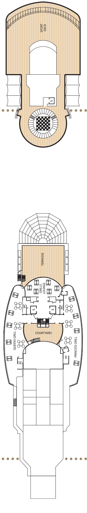Deckplan Deck 11 – Queen Elizabeth