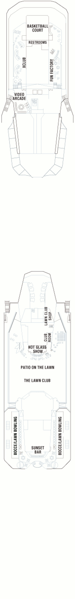 Deckplan The Lawn Club – Celebrity Solstice  