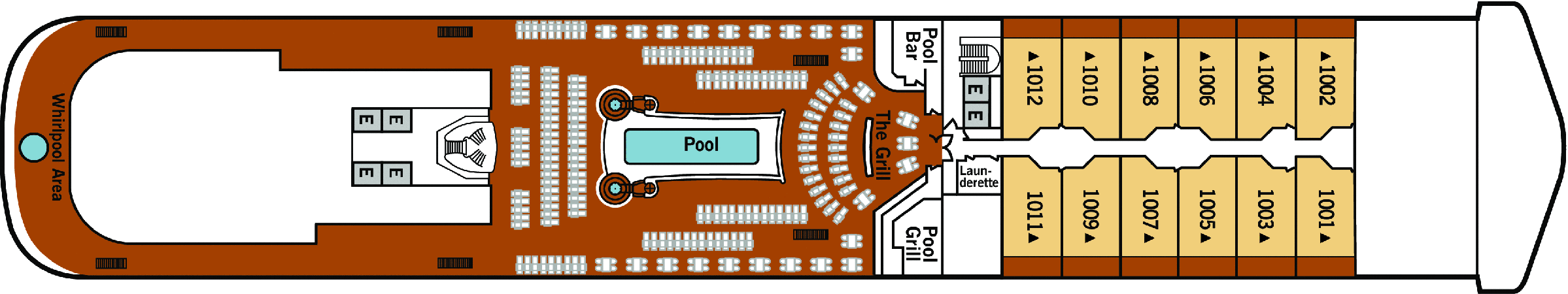 Deckplan Deck 10 – Silver Moon