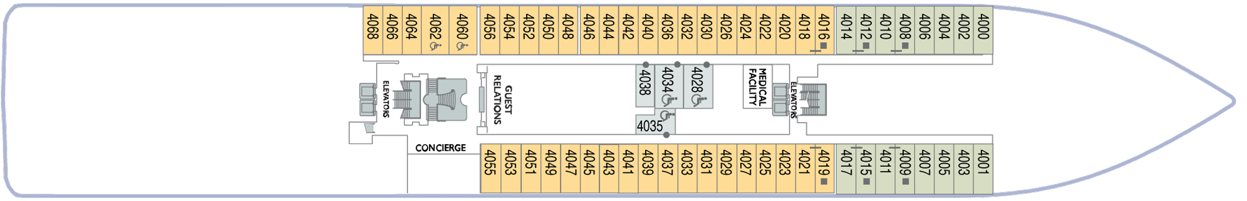 Deckplan Deck 4 – Azamara Pursuit