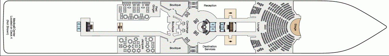 Deckplan Deck 5 – Riviera