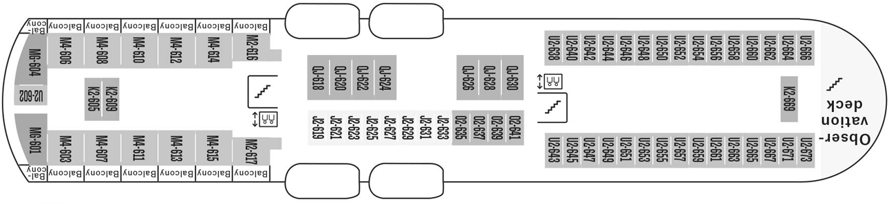Deckplan Deck 6 – MS Finnmarken