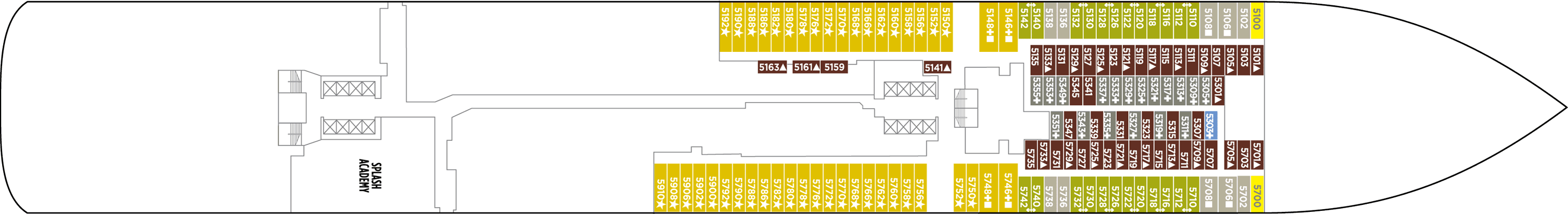 Deckplan Deck 5 – Norwegian Joy
