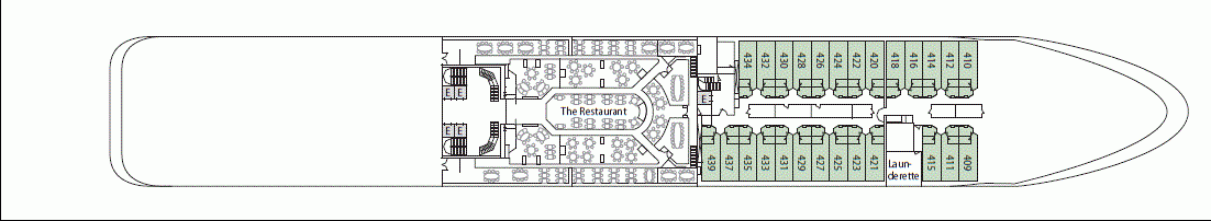 Deckplan Deck 4 – Silver Whisper