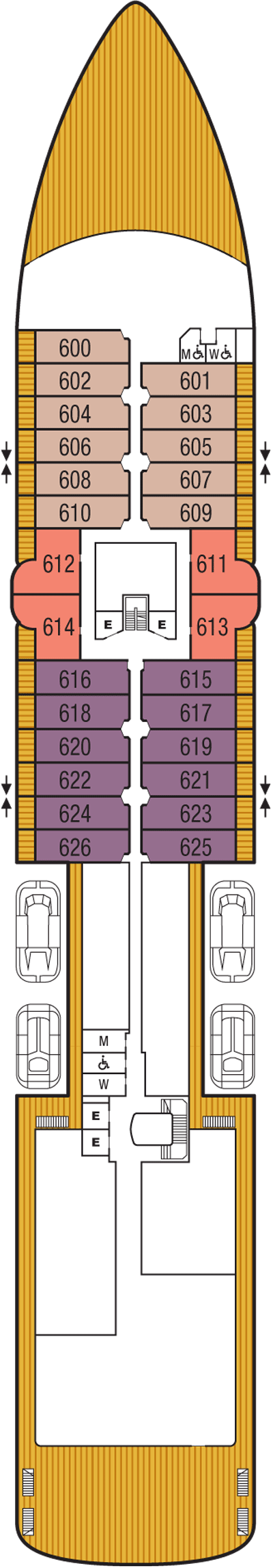 Deckplan Deck 06 – Seabourn Venture