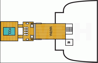 Deckplan Deck 2 – Seabourn Quest