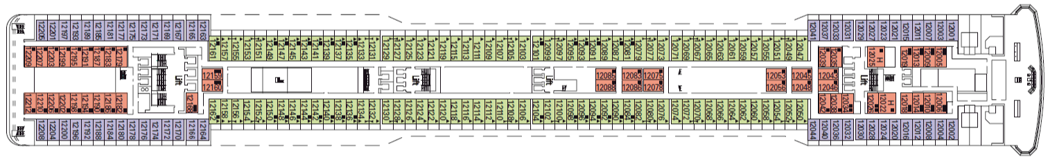 Deckplan Leopardi – MSC Poesia