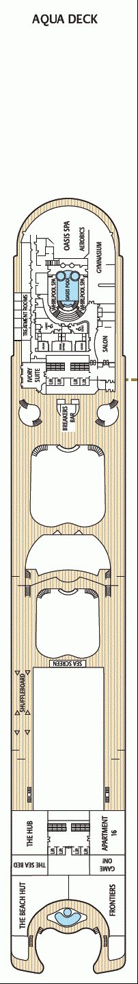 Deckplan Aqua Deck – Azura
