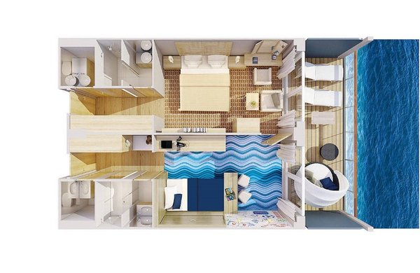 Familien Suite Grundriss