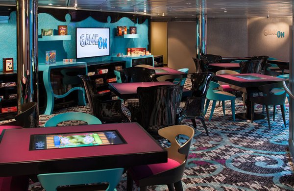 Das Game On ist ein eigener Bereich zum Karten spielen