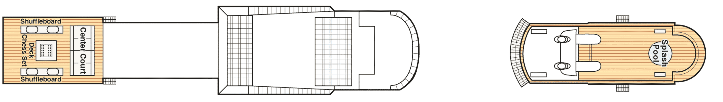 Deckplan Deck 16 - Sports – Coral Princess