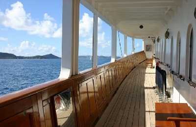 Sea Cloud II Seitenaussicht